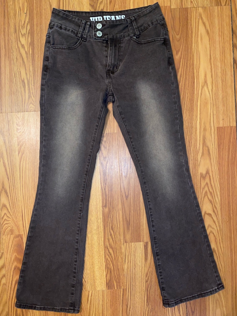 V.I.P. | Faded Flare Jeans | Brown Denim | Size 9/29